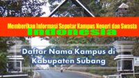 Kampus di Kabupaten Subang